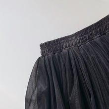 Load image into Gallery viewer, Mommy and me tutu matching tulle skirt black | BLUISH | Toronto Canada
