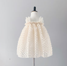 Load image into Gallery viewer, Baby Teddy Dress - French Cream