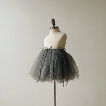 Load image into Gallery viewer, Silver tulle skirt on a mannequin against a plain background