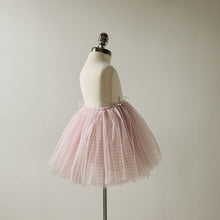 Load image into Gallery viewer, Pink tulle skirt on a mannequin against a plain background