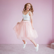 Load image into Gallery viewer, Mommy and me tutu matching tulle skirt pink | BLUISH | Toronto Canada