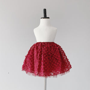 Baby Teddy Tutu - Burgundy