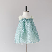 Load image into Gallery viewer, Baby Teddy Dress - Eucalyptus