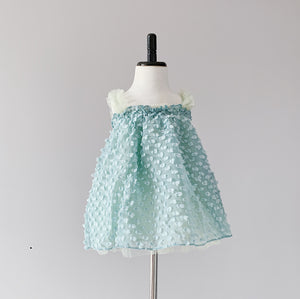 Baby Teddy Dress - Eucalyptus