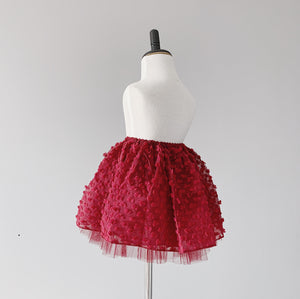 Baby Teddy Tutu - Burgundy