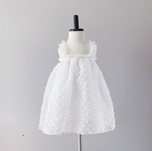 Load image into Gallery viewer, Baby Teddy Dress - White