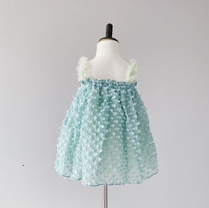 Baby Teddy Dress - Eucalyptus