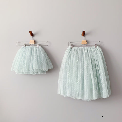 Classic Mini Me - Dotted Vintage Sage